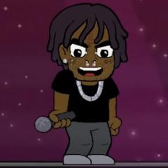 Player skiiing avatar