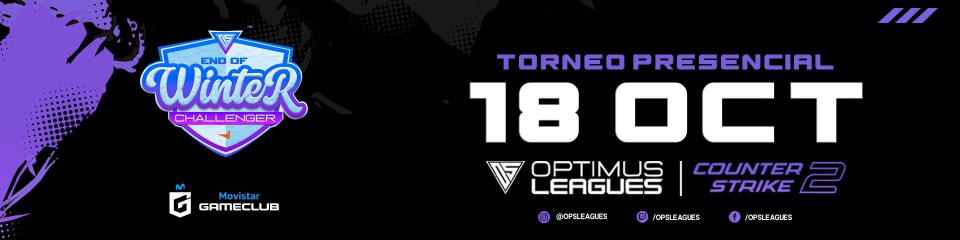 OPS - END OF WINTER CHALLENGER LEAGUE (PRE-LAN)