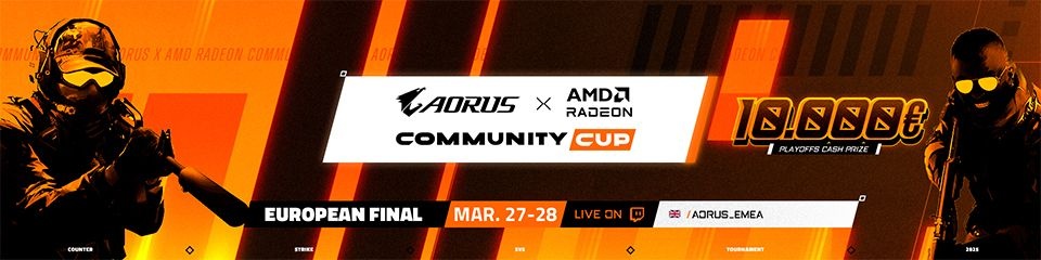 AORUS x AMD Community Cup 3 - Benelux Qualifier