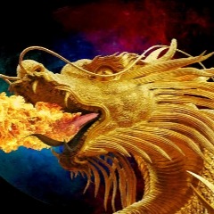Fiery dragons